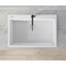 Ruvati 27 x 20 inch Drop-in Topmount Granite Composite Single Bowl Kitchen Sink Arctic White RVG1027WH - alternate 5